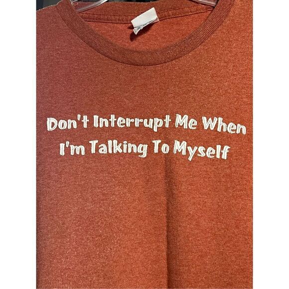 Vintage Y2K Don’t Interrupt When I’m Talking Tee - Picture 2 of 5
